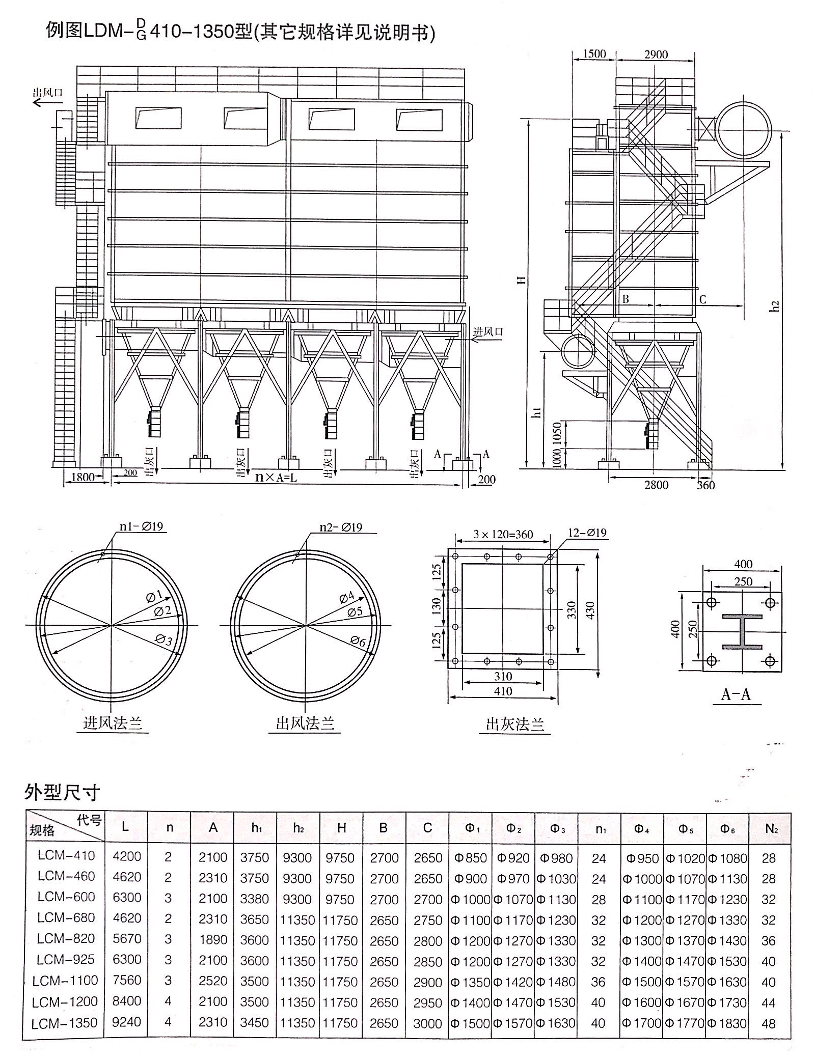 LCM型長（zhǎng）袋離線脈衝除塵器